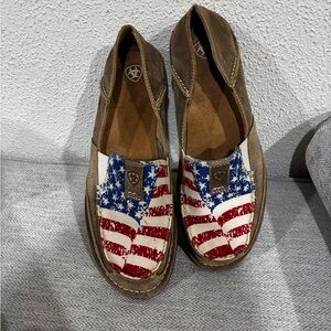 Ariat woman Patriotic Brown Loafers